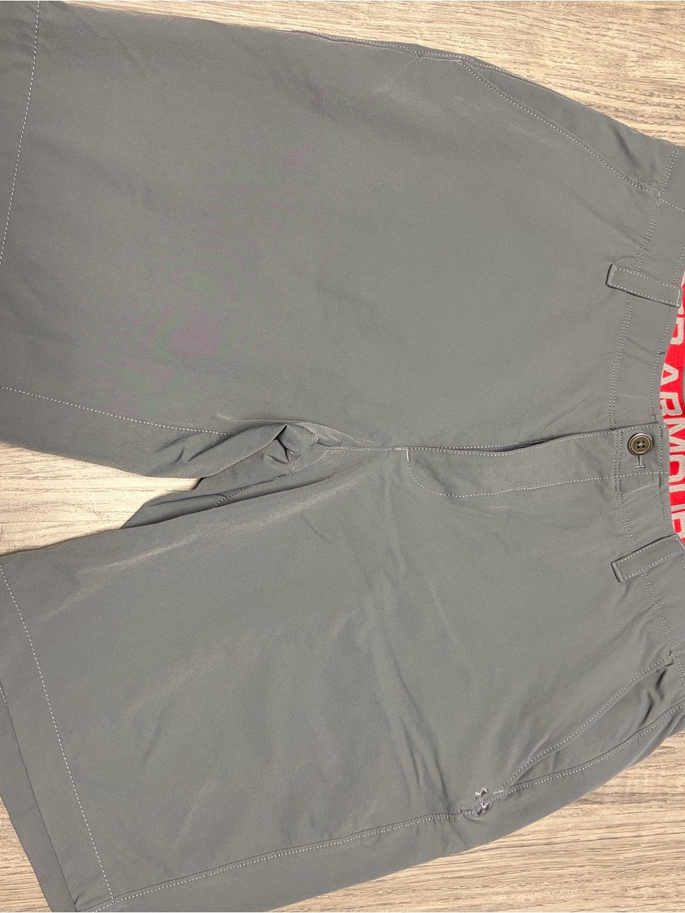 Under Armour Gray Hybrid Active Shorts